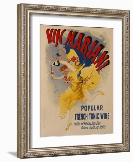 Vin Mariani-Jules Chéret-Framed Giclee Print