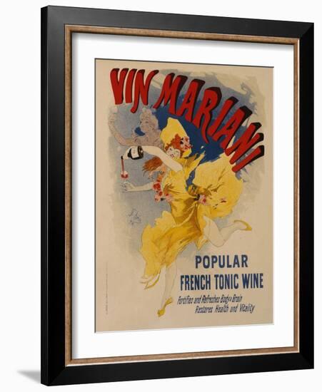 Vin Mariani-Jules Chéret-Framed Giclee Print