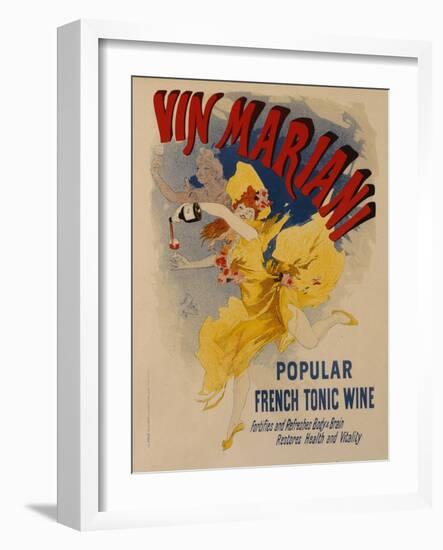 Vin Mariani-Jules Chéret-Framed Giclee Print