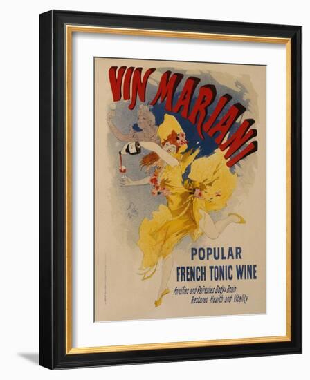 Vin Mariani-Jules Chéret-Framed Giclee Print