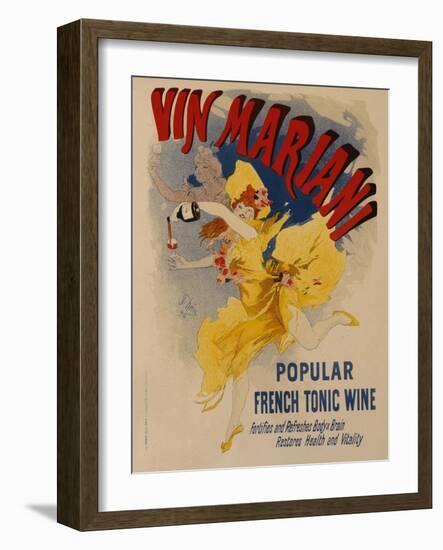 Vin Mariani-Jules Chéret-Framed Giclee Print