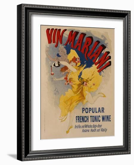 Vin Mariani-Jules Chéret-Framed Giclee Print