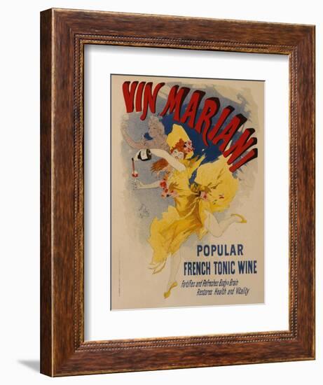 Vin Mariani-Jules Chéret-Framed Giclee Print