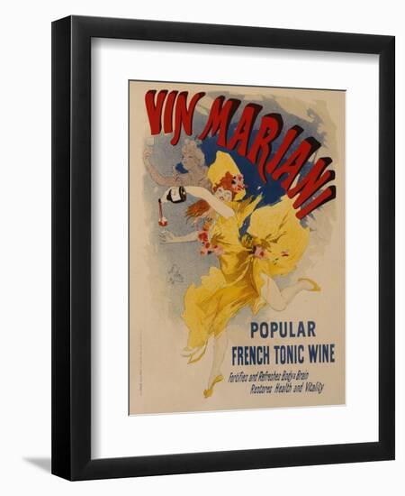 Vin Mariani-Jules Chéret-Framed Giclee Print