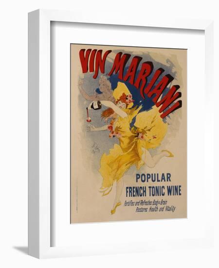 Vin Mariani-Jules Chéret-Framed Giclee Print