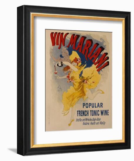 Vin Mariani-Jules Chéret-Framed Giclee Print