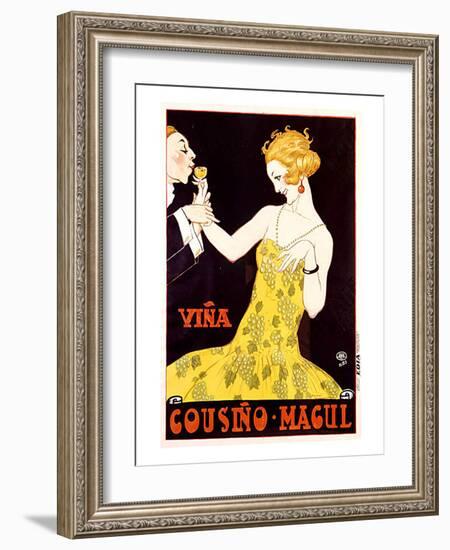 Vina Cousino Magul Wine-null-Framed Art Print