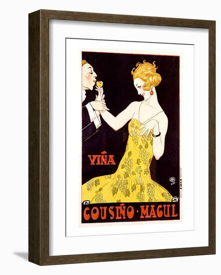 Vina Cousino Magul Wine-null-Framed Art Print