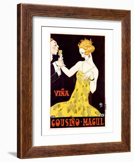 Vina Cousino Magul Wine-null-Framed Art Print