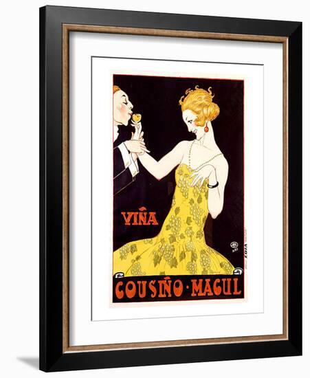 Vina Cousino Magul Wine-null-Framed Art Print