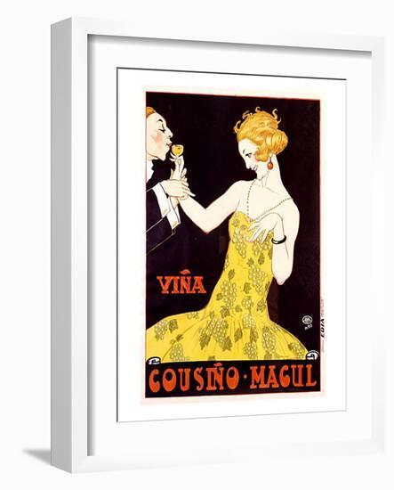 Vina Cousino Magul Wine-null-Framed Art Print