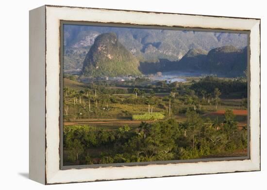 Vinales Valley, UNESCO World Heritage Site, Bathed in Early Morning Sunlight-Lee Frost-Framed Premier Image Canvas