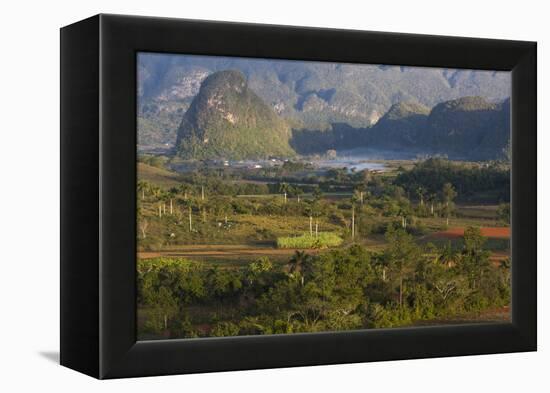 Vinales Valley, UNESCO World Heritage Site, Bathed in Early Morning Sunlight-Lee Frost-Framed Premier Image Canvas