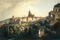 Prague's Old Town from Kampa Island, C.1830-Vincenc Morstadt-Giclee Print