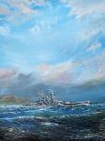 Ascension of USS Puffer October 10-17th 1943, 2020, (oil on canvas)-Vincent Alexander Booth-Giclee Print