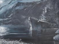 The Lone Queen of the North, Tirpitz, Norway 1944-Vincent Booth-Giclee Print