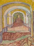 Corridor in Saint-Paul Hospital, 1889-Vincent Gogh-Framed Art Print