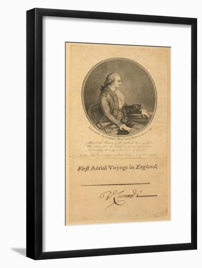 Vincent Lunardi, 1784-null-Framed Giclee Print