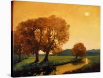 Trees in summer-Vincent McIndoe-Stretched Canvas