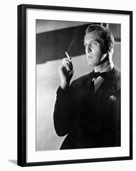 Vincent Price. "Laura" 1944, Directed by Otto Preminger-null-Framed Photographic Print