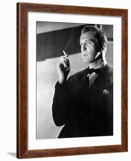 Vincent Price. "Laura" 1944, Directed by Otto Preminger-null-Framed Photographic Print