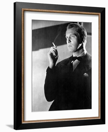 Vincent Price. "Laura" 1944, Directed by Otto Preminger-null-Framed Photographic Print