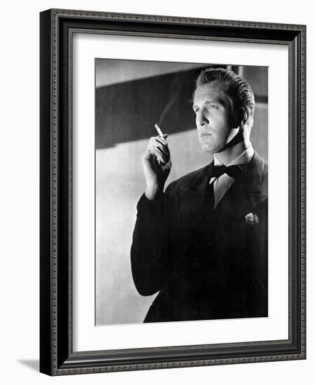 Vincent Price. "Laura" 1944, Directed by Otto Preminger-null-Framed Photographic Print