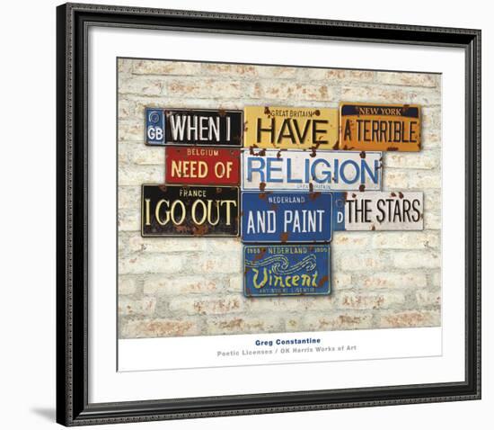 Vincent, Religion-Greg Constantine-Framed Art Print