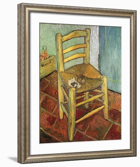 Vincent's Chair, 1888-Vincent van Gogh-Framed Premium Giclee Print