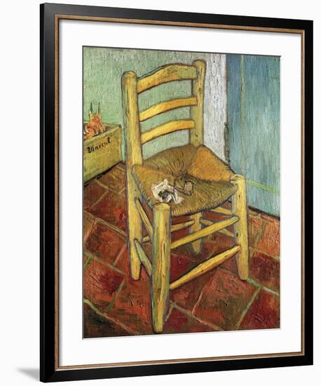 Vincent's Chair, 1888-Vincent van Gogh-Framed Premium Giclee Print