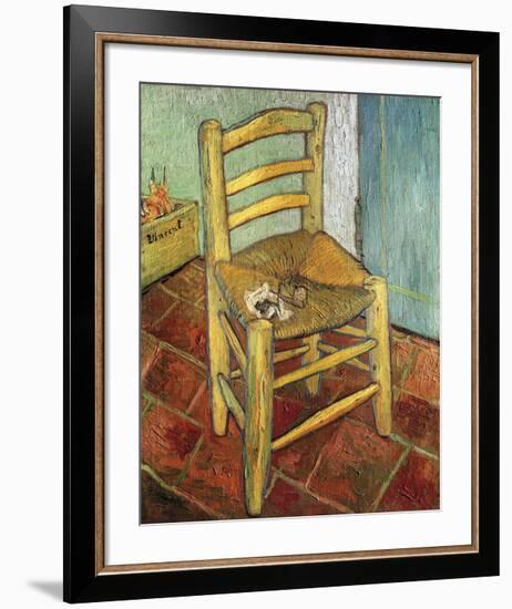 Vincent's Chair, 1888-Vincent van Gogh-Framed Premium Giclee Print