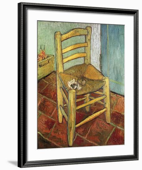 Vincent's Chair, 1888-Vincent van Gogh-Framed Premium Giclee Print