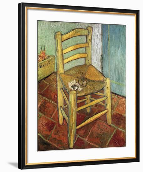 Vincent's Chair, 1888-Vincent van Gogh-Framed Premium Giclee Print