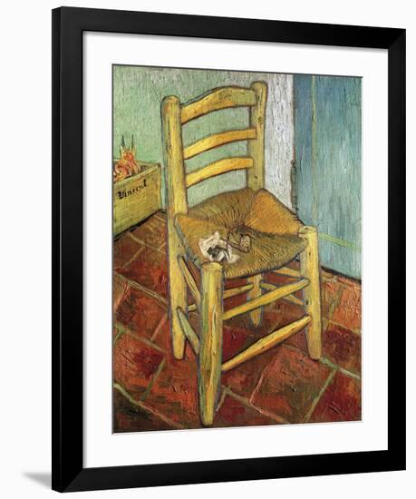 Vincent's Chair, 1888-Vincent van Gogh-Framed Premium Giclee Print