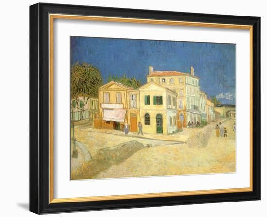 Vincent's House at Arles, 1888-Vincent van Gogh-Framed Premium Giclee Print