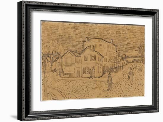 Vincent's House at Arles, from a Letter to His Brother Theo, Executed in Arles, 1888-Vincent van Gogh-Framed Giclee Print
