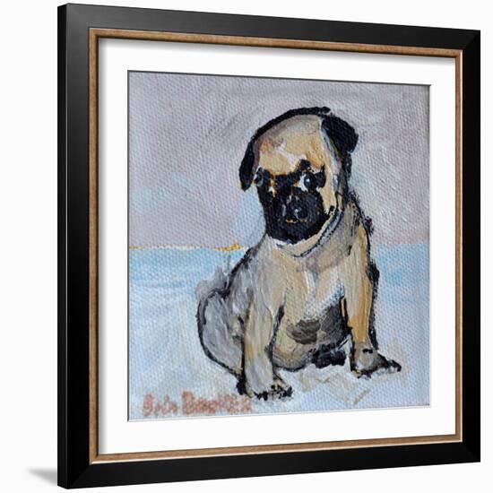 Vincent, the pug puppy-Brenda Brin Booker-Framed Giclee Print