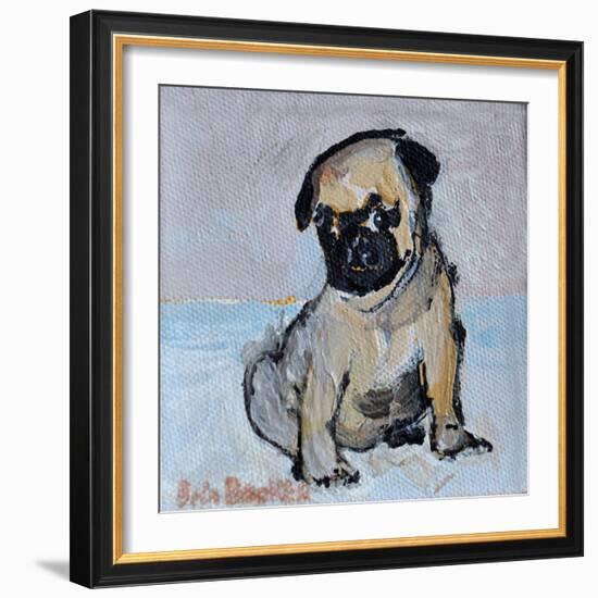 Vincent, the pug puppy-Brenda Brin Booker-Framed Giclee Print