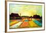 Vincent van Gogh Holland Flower Bed-Vincent van Gogh-Framed Art Print