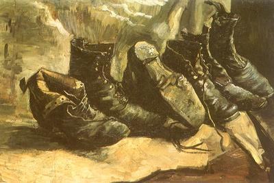 Line of Old Boots 1886