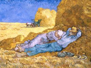 Midday Rest (after Millet), c.1890 by Vincent van Gogh