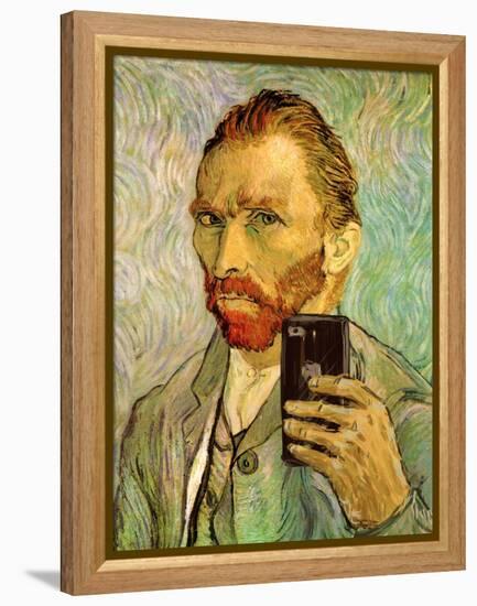 Vincent Van Gogh Selfie Portrait-null-Framed Stretched Canvas