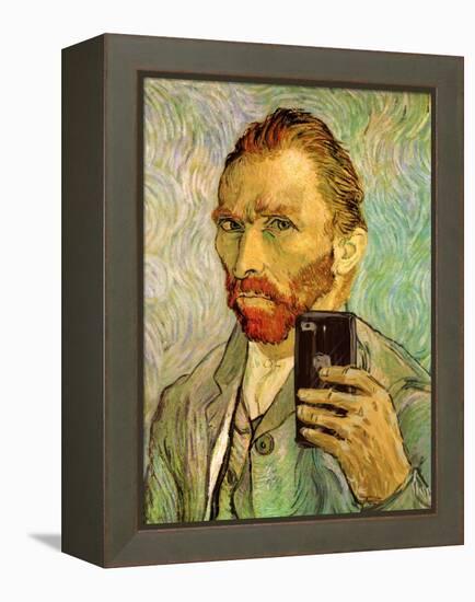 Vincent Van Gogh Selfie Portrait-null-Framed Stretched Canvas