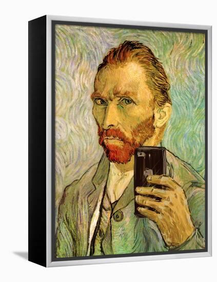 Vincent Van Gogh Selfie Portrait-null-Framed Stretched Canvas