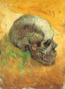 Skull in Profile, 1887 by Vincent van Gogh