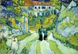 Stairway at Auvers, July 1890 by Vincent van Gogh