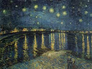Starry Night over the Rhone, c.1888 by Vincent van Gogh