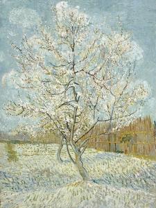 The Pink Peach Tree by Vincent van Gogh