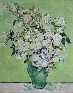 Vase with White Roses, 1890 by Vincent van Gogh