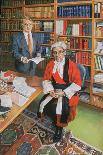 Mr Justice Moses with his Clerk John Furey, 2000-Vincent Yorke-Giclee Print